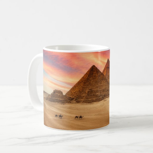 Monument | Underbara pyramider Kaffemugg (Framsida vänster)