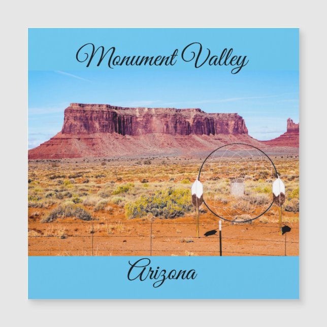 Monument Valley Arizona Magnetic Card (Framsida)