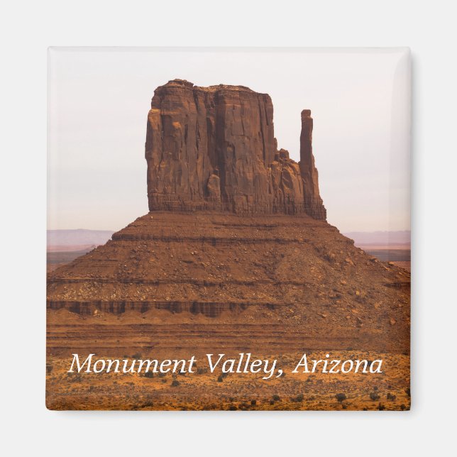 Monument Valley Arizona Mitten Butte Magnet (Framsidan)