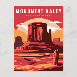 Monument Valley Arizona Paint Vykort