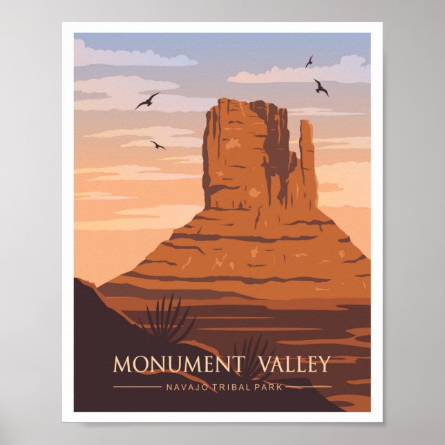 Monument Valley Arizona Poster (Framsidan)
