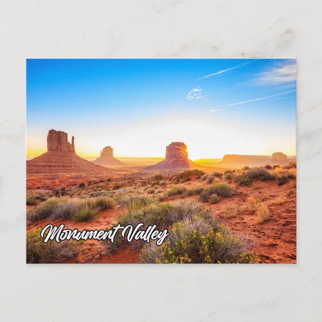 Monument Valley, Arizona, USA Vykort (Framsida)