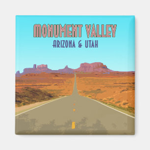 Monument Valley Arizona Utah Vintage Magnet