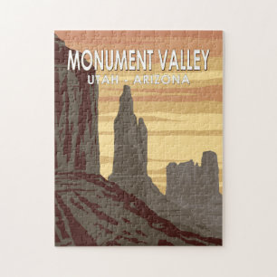 Monument Valley Arizona Utah Vintage Pussel