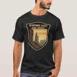 Monument Valley Arizona Utah Vintage T Shirt<br><div class="desc">Monument Valley,  ett område med rött sand i öknen vid Arizona-Utah gräns,  är känt för sandstensbänken i Monument Valley Navajo Tribal Park.</div>