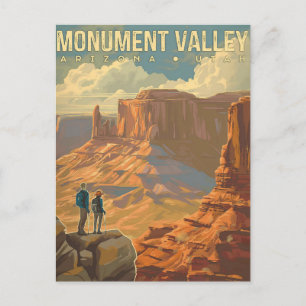 Monument Valley, Arizona Vintage Vykort