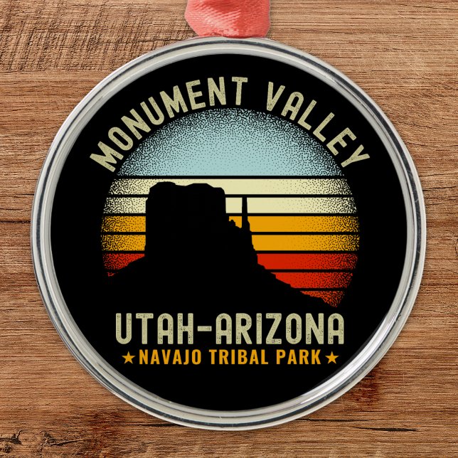 Monument Valley Classic Utah View Julgransprydnad Metall (Skapare uppladdad)