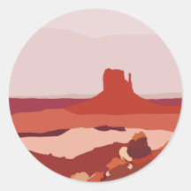 Monument valley-dekal