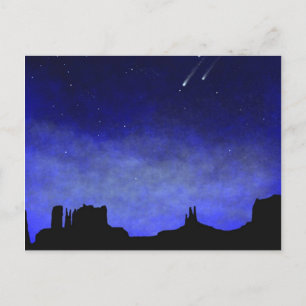 Monument Valley Glow i Mörk Wall Mural Vykort