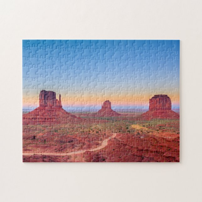 Monument Valley Grand Canyon Utah USA Sunset Pussel (Horisontell)