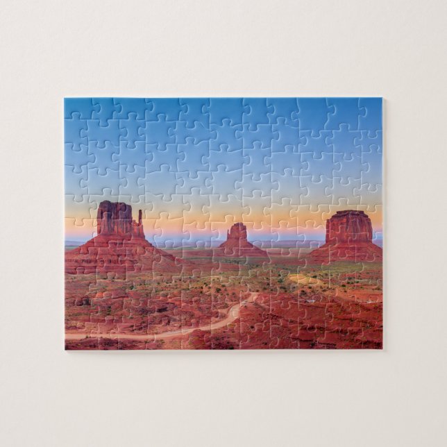 Monument Valley Grand Canyon Utah USA Sunset Pussel (Horisontell)