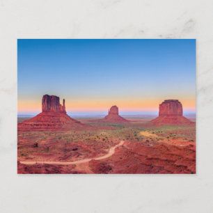 Monument Valley Grand Canyon Utah USA Sunset Vykort