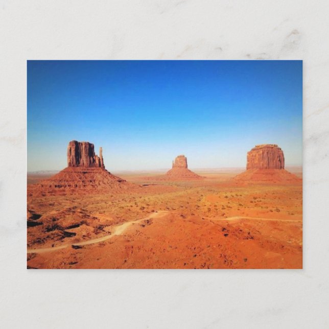 Monument Valley i Utah Vykort (Framsida)