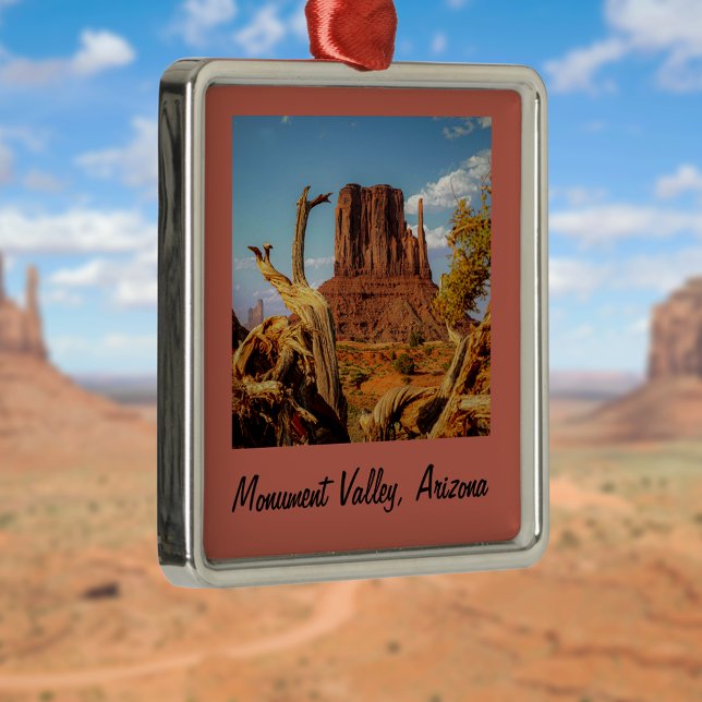 Monument Valley-julfesten Ramed Metall Orname Julgransprydnad Metall (Skapare uppladdad)