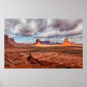 Monument valley landskap, AZ Poster