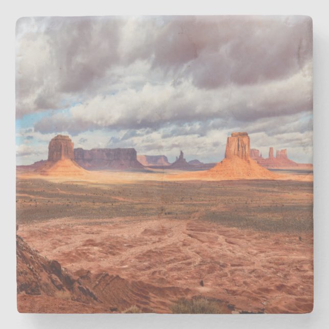Monument valley landskap, AZ Underlägg Sten (Framsidan)