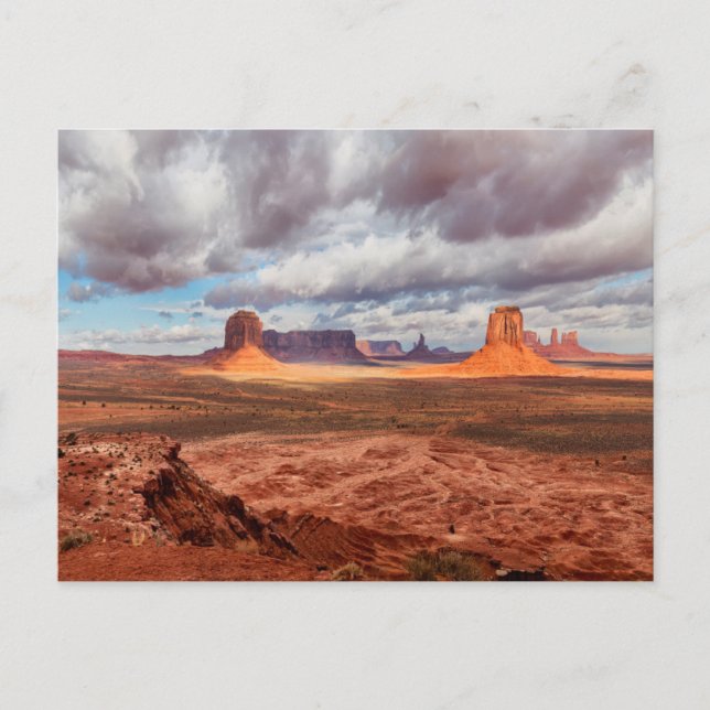 Monument valley landskap, AZ Vykort (Framsida)