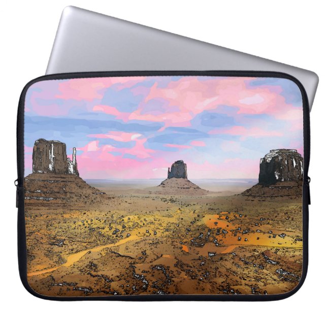 Monument Valley Laptop Sleeve (Framsidan)