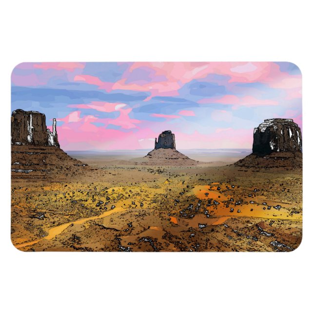 Monument Valley Magnet (Horisontell)