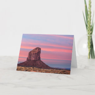 Monument Valley Morgonglödekort Tack Kort