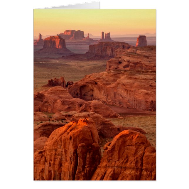 Monument Valley naturskön, Arizona Hälsningskort (Framsidan)