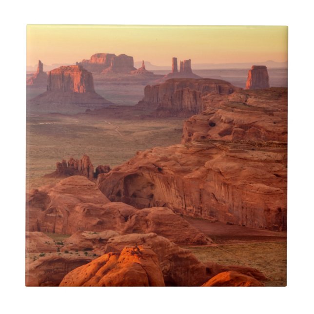Monument Valley naturskön, Arizona Kakelplatta (Framsidan)