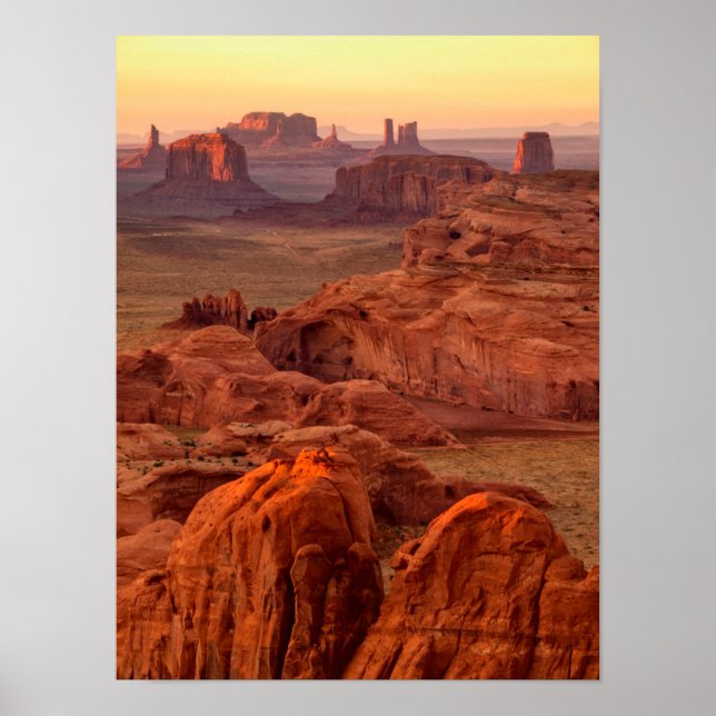 Monument Valley naturskön, Arizona Poster (Framsidan)