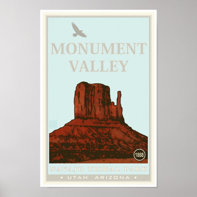 Monument Valley Navajo Tribal Park Poster (Framsidan)