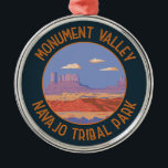 Monument Valley Navajo Tribal Park Travel Vintage Julgransprydnad Metall<br><div class="desc">Monument Valley,  ett område med rött sand i öknen vid Arizona-Utah gräns,  är känt för sandstensbänken i Monument Valley Navajo Tribal Park.</div>