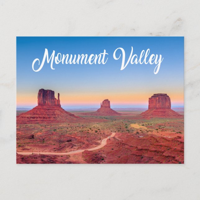 Monument Valley Navajo Tribal Park Utah USA Vykort (Framsida)