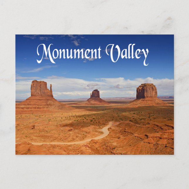 Monument Valley Navajo Tribal Park Utah USA Vykort (Framsida)