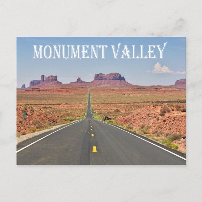 Monument Valley Navajo Tribal Park Utah USA Vykort (Framsida)