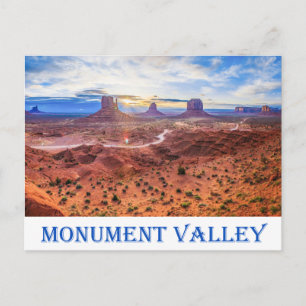 Monument Valley Navajo Tribal Park Utah USA Vykort
