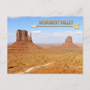 Monument Valley Navajo Tribal Park-vykort Vykort
