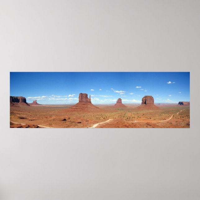 Monument valley Panorama Poster (Framsidan)