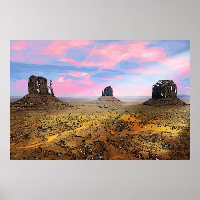 Monument Valley Poster (Framsidan)