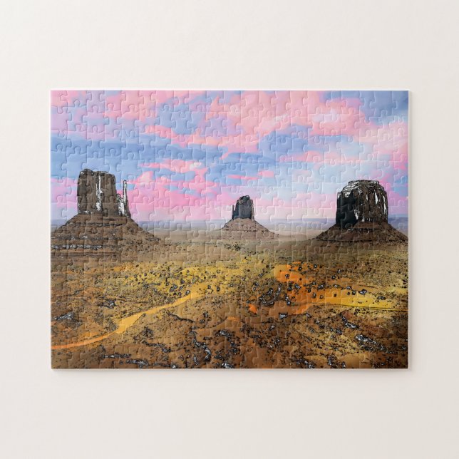 Monument Valley Pussel (Horisontell)