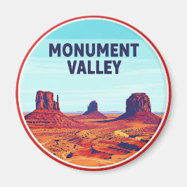 Monument Valley Resor Navajo Nation Road Magnet