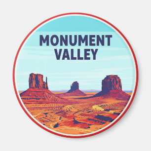 Monument Valley Resor Navajo Nation Road Magnet