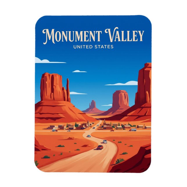 Monument Valley Scenic Drive Arizona Magnet (Vertikal)