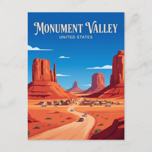 Monument Valley Scenic Drive Arizona Vykort