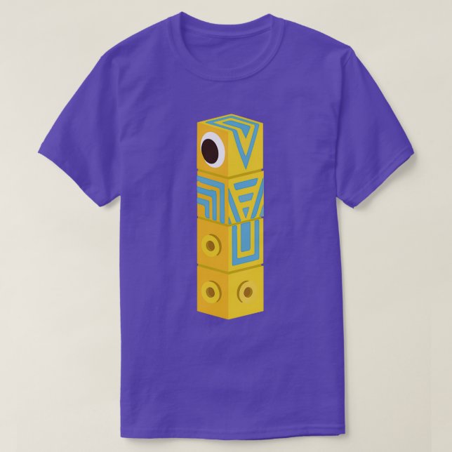Monument Valley Totem  T Shirt (Design framsida)
