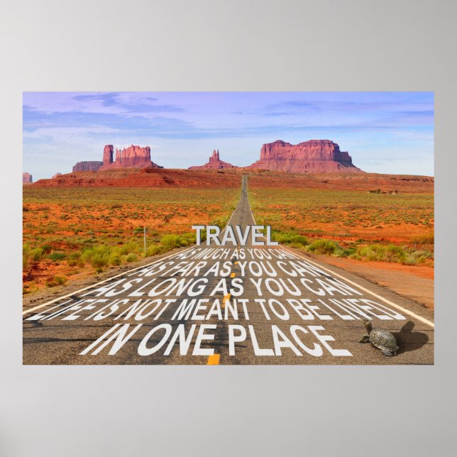 Monument Valley Travel-affisch Poster (Framsidan)