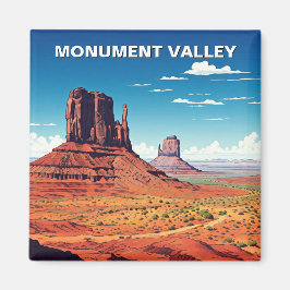 Monument Valley Travel Navajo Nation Butte Magnet