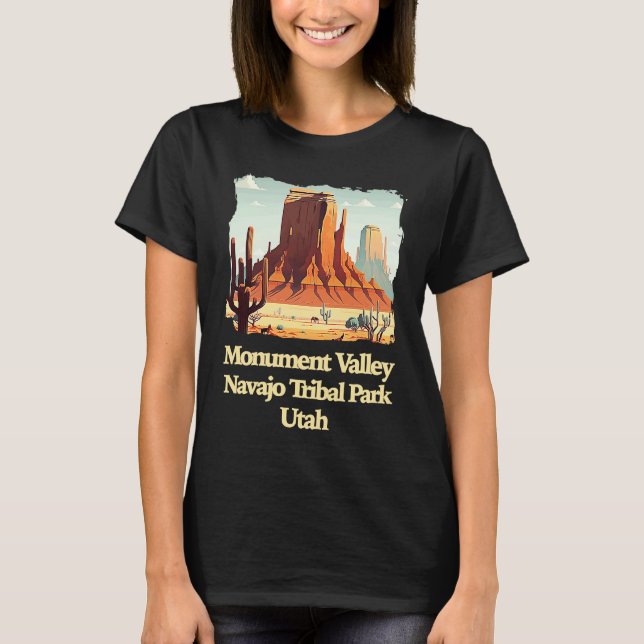 Monument Valley Utah 1 T Shirt (Framsida)