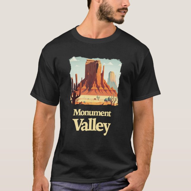 Monument Valley Utah 1 T Shirt (Framsida)