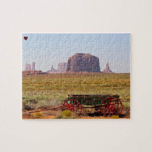 Monument Valley Utah Jigszle Puzzle Pussel (Horisontell)
