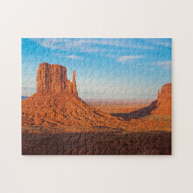 Monument Valley Utah ökenhandskor i panorama Pussel (Horisontell)