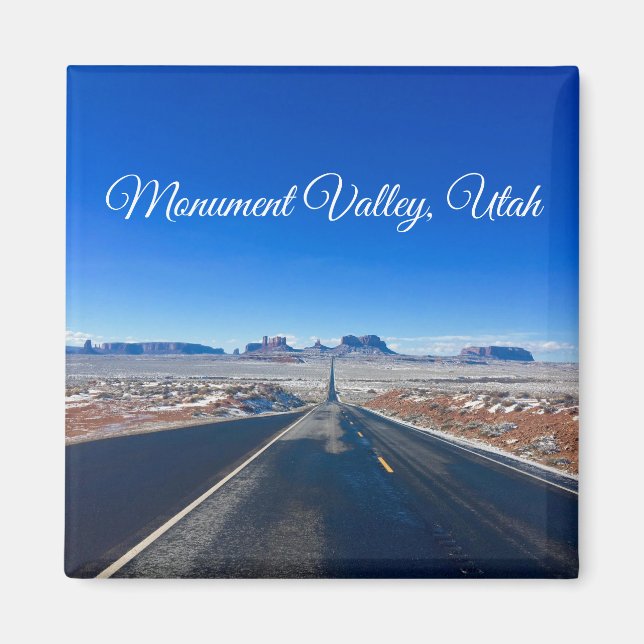 Monument Valley Utah Photo Magnet (Framsidan)