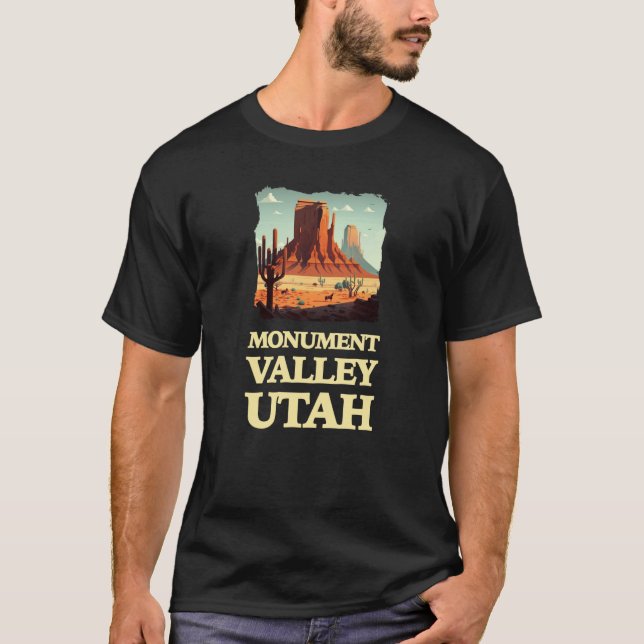 Monument Valley Utah T Shirt (Framsida)